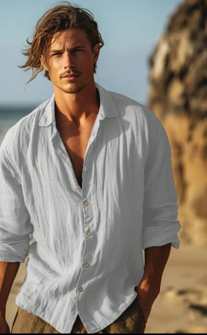 Camisa De Linho Milano