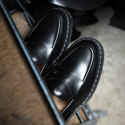 Leather Loafer Preto