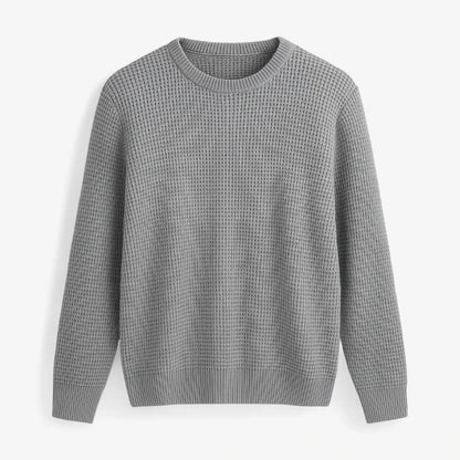 Suéter de malha waffle